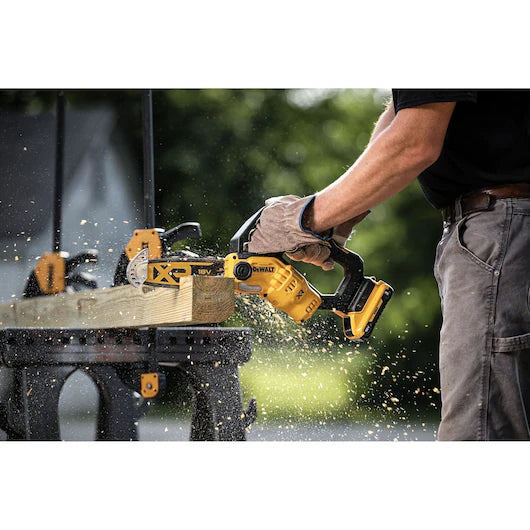 XR 18-V-Säge 20 cm + 5-Ah-Akku + Dewalt-Ladegerät DCMPS520P1