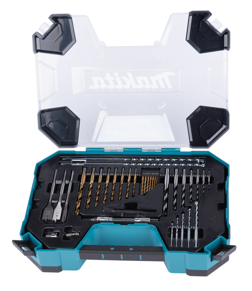 Koffer mit Bohrern und Schraubenbits Maccess (200 Stück) E-22610 Makita