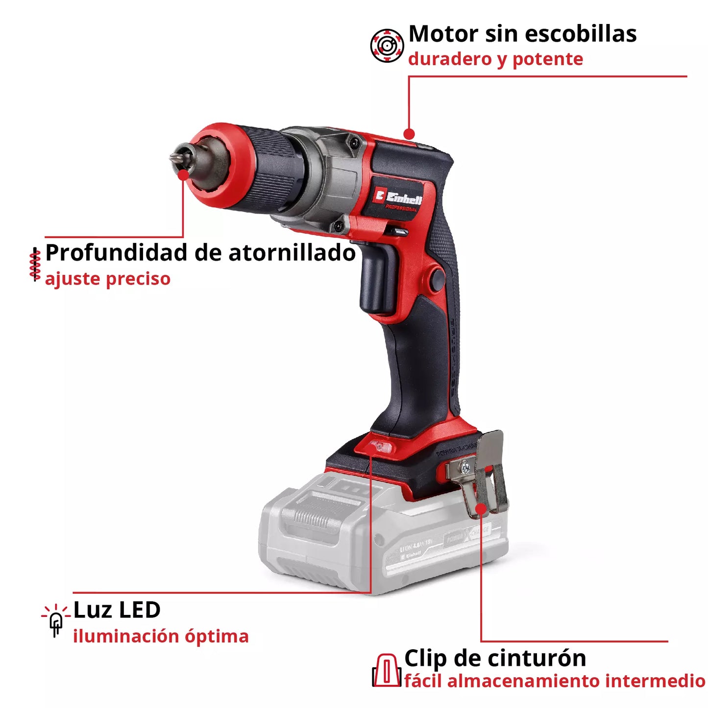 Taladro para yeso 18V con maletín TP-DY 18 Li BL - Solo Einhell