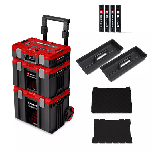 Einhell E-Case Rolling Workshop Sealed Wheeled Case System