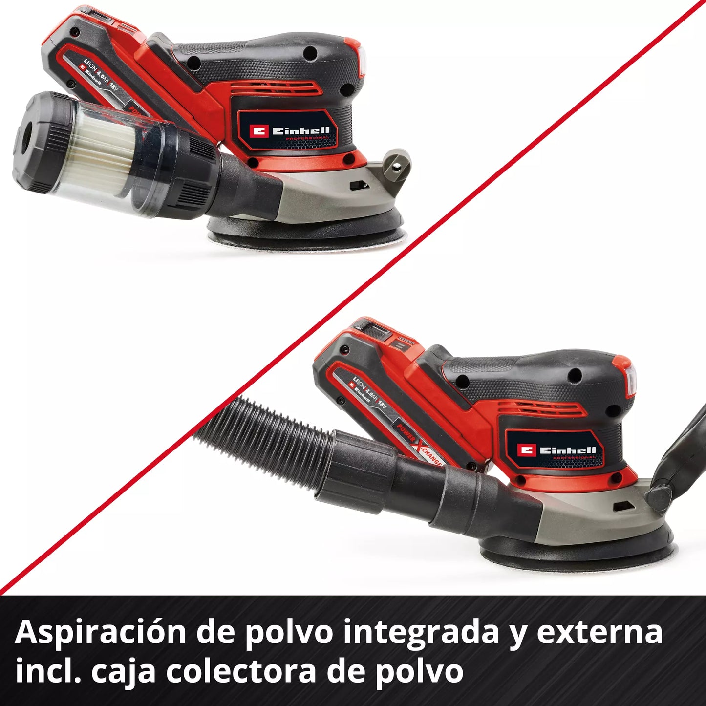 Einhell TP-RS 18/32 Li BL Exzenterschleifer 18 V, 125 mm – Solo