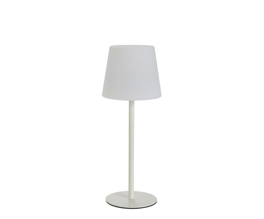 Andrea House kabellose LED-Lampe aus weißem Metall