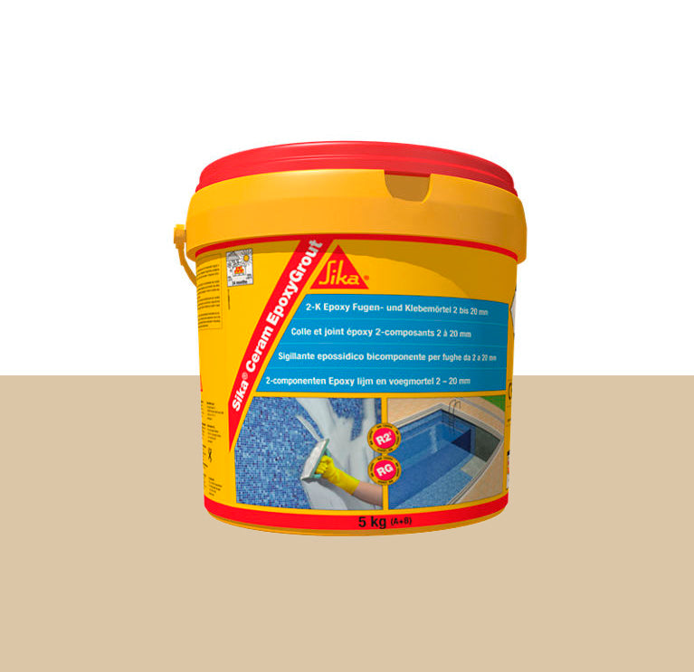 Zweikomponenten-Epoxid-Fugenmörtel für Fugen von 2 bis 20 mm, 5 kg, SikaCeram EpoxyGrout