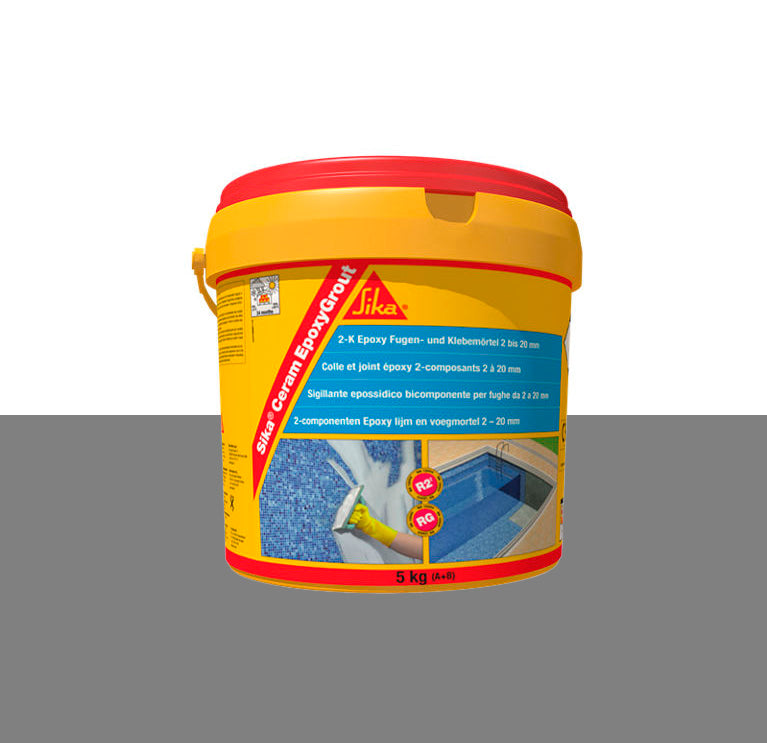 Zweikomponenten-Epoxid-Fugenmörtel für Fugen von 2 bis 20 mm, 5 kg, SikaCeram EpoxyGrout