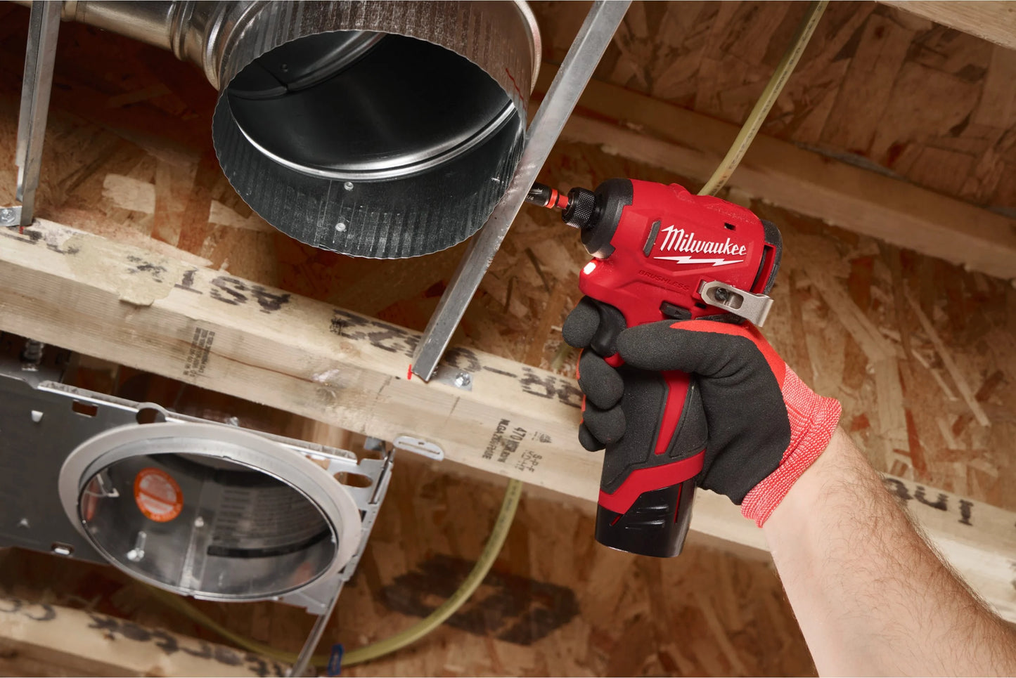 M12-Kompakt-Schlagschrauber, 1/4"-Sechskant, 124 Nm, Milwaukee M12 BLIDRC-0