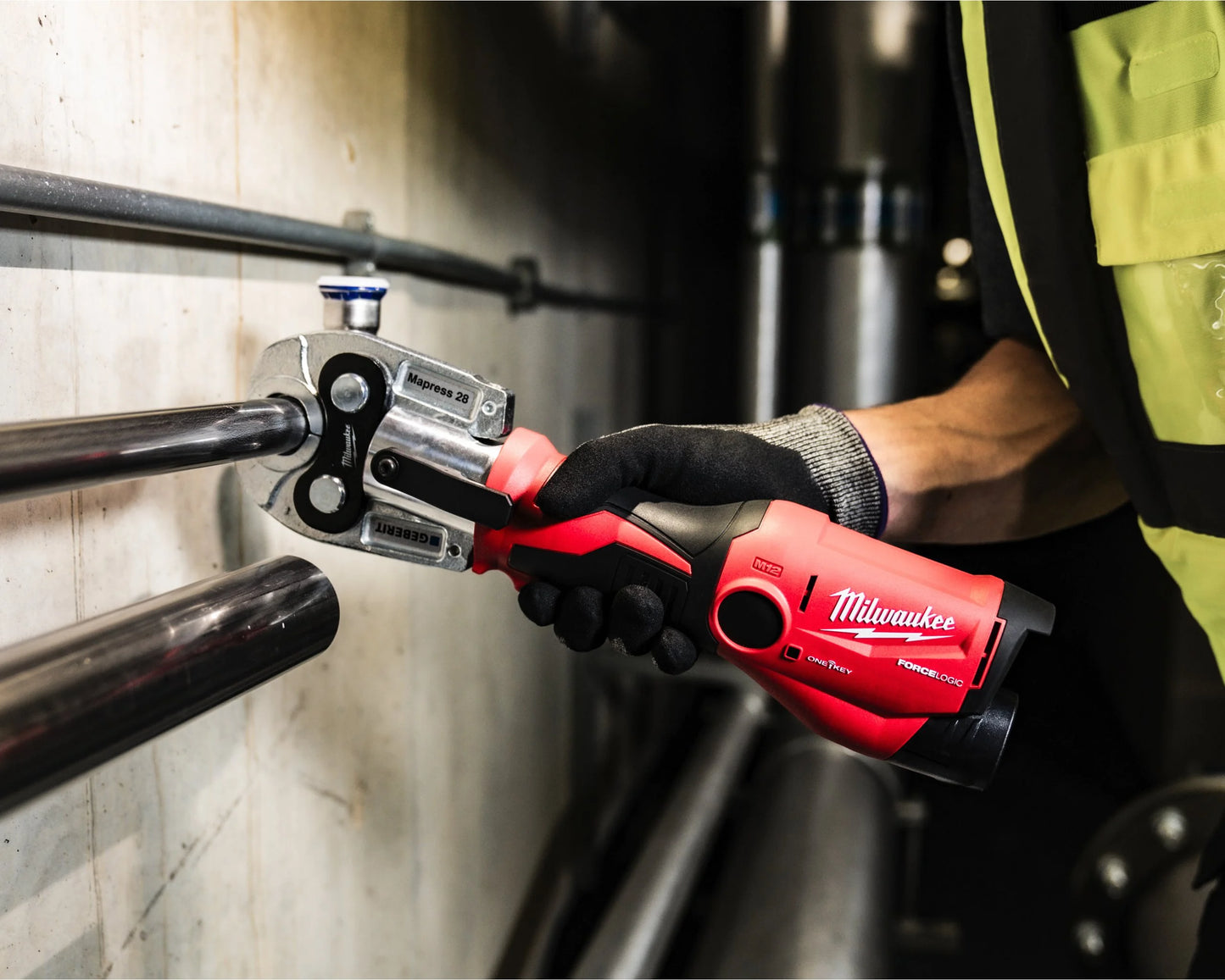 Milwaukee M12 Force Logic M12 HPT-202C U-SET Subkompakte Hydraulikpresse