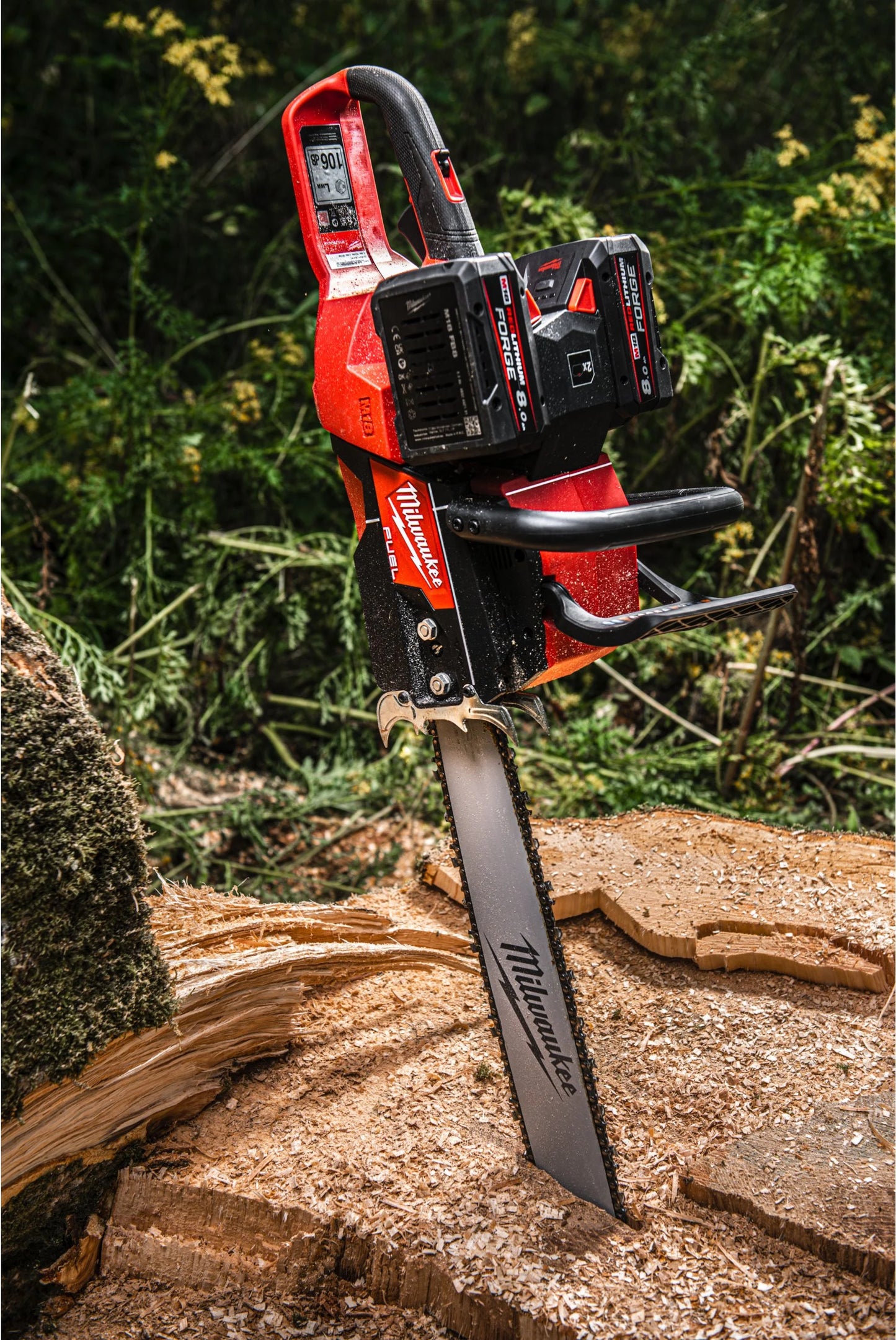 Milwaukee M18F2CHS50-802 50cm Doppel-Akku-Kettensäge