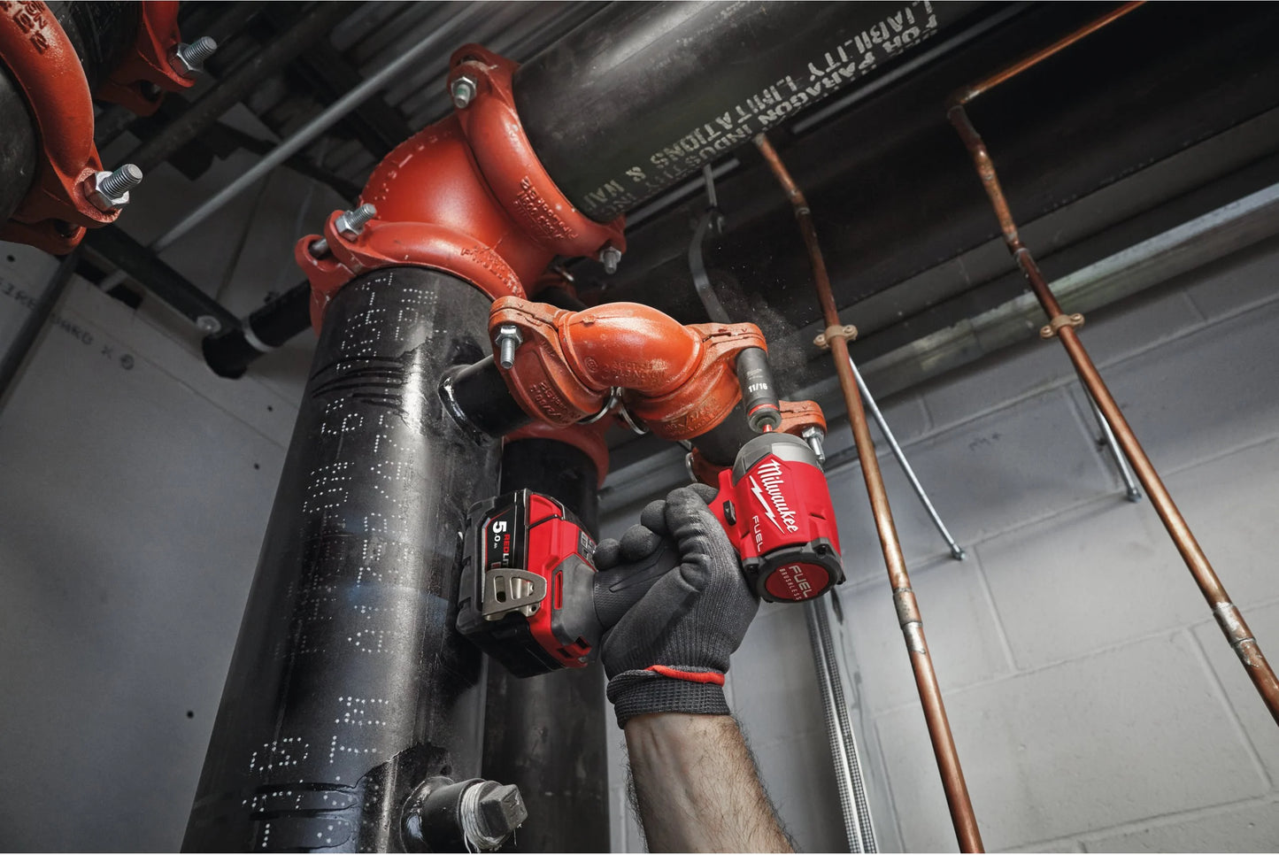 Milwaukee M18 FID3-502X Schlagschrauber M18 Fuel ¼″ Sechskant + 2 Akkus 5 Ah + Ladegerät + Koffer
