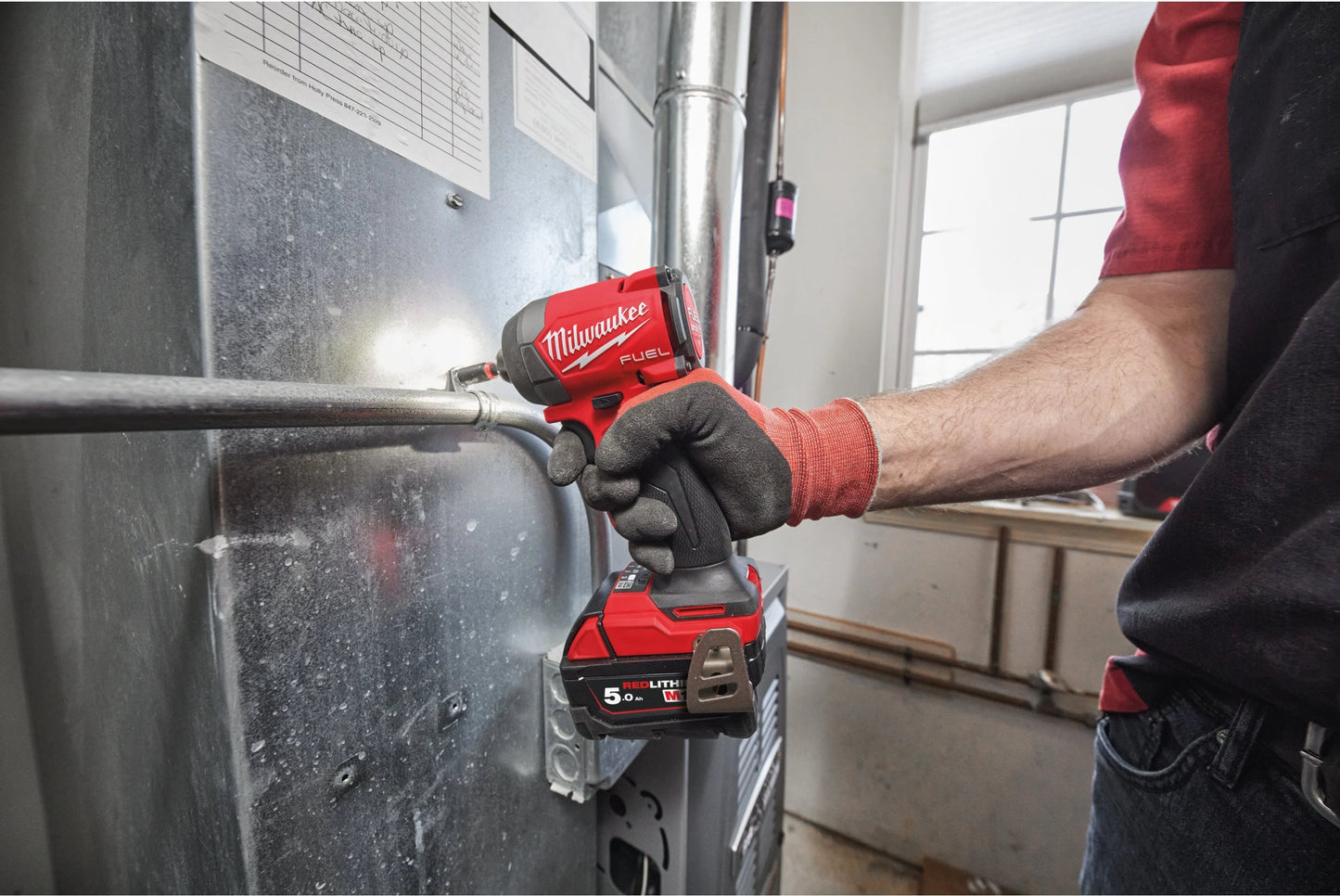 Milwaukee M18 FID3-502X Schlagschrauber M18 Fuel ¼″ Sechskant + 2 Akkus 5 Ah + Ladegerät + Koffer
