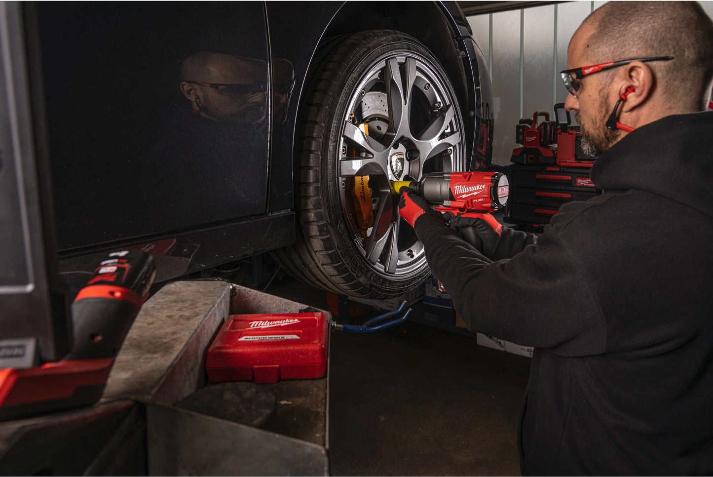 Schlagschrauber M18 FUEL ONE-KEY 1/2" + 2 Akkus 5 Ah + Ladegerät + Koffer Milwaukee M18 ONEFHIWF12-502X