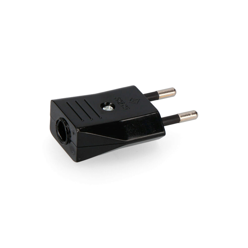 Stecker 10 A, 250 V, 4 mm, schwarz, EDM, R40002