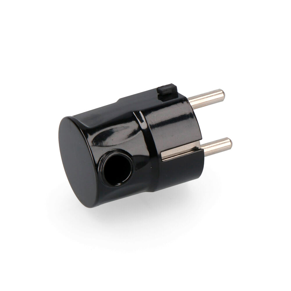 F-Stecker 4,8 mm, 16 A, T/TL, schwarz, EDM, R40005