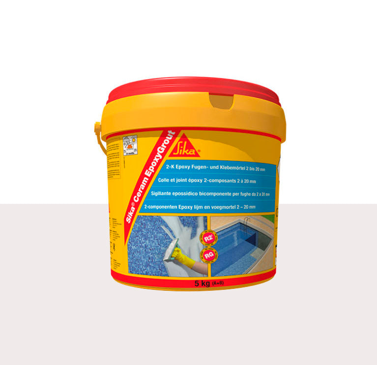 Zweikomponenten-Epoxid-Fugenmörtel für Fugen von 2 bis 20 mm, 5 kg, SikaCeram EpoxyGrout