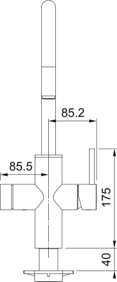 Mythos Water Hub All In One Franke 160.0708.955 Multifunktions-Küchenarmatur