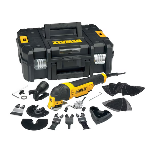 Dewalt 300W Oszillierendes Multifunktionswerkzeug + 25 Zubehörteile DWE315KT-QS