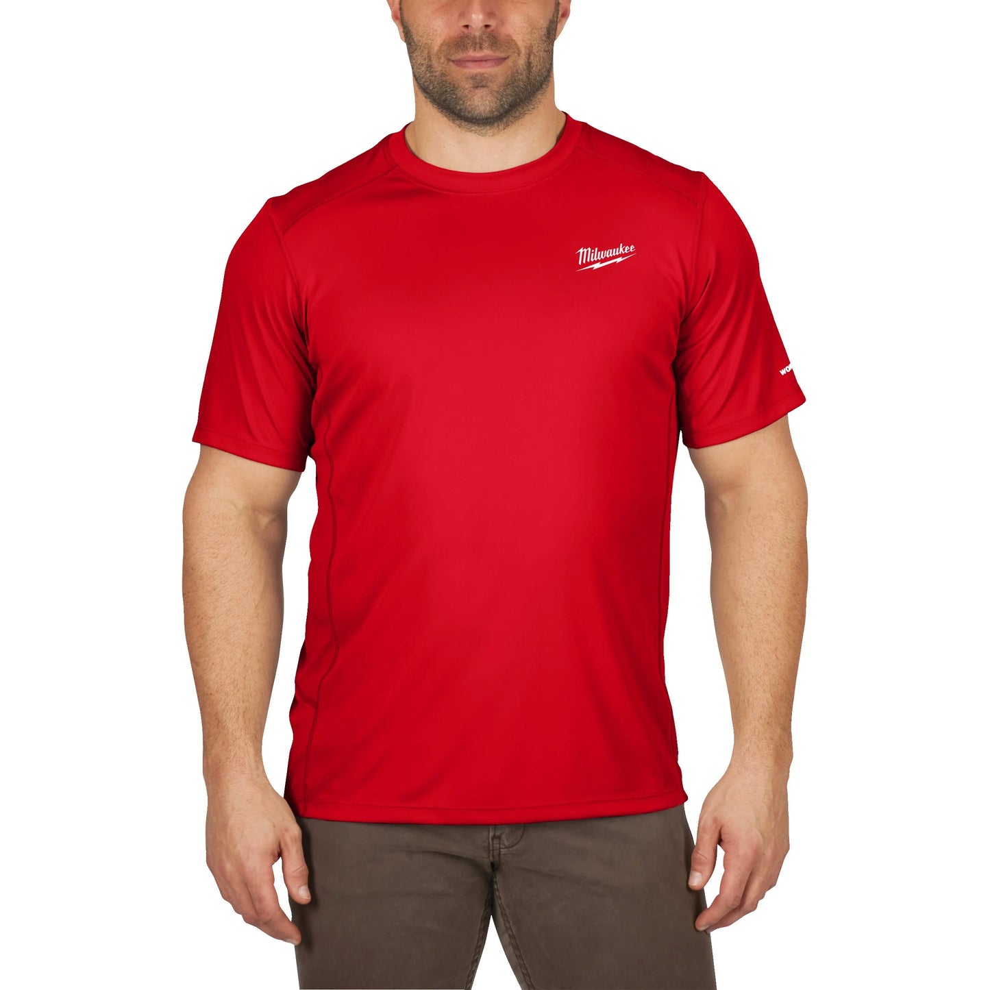 WORKSKIN Milwaukee WW SS RD T-Shirt für gemäßigtes Wetter