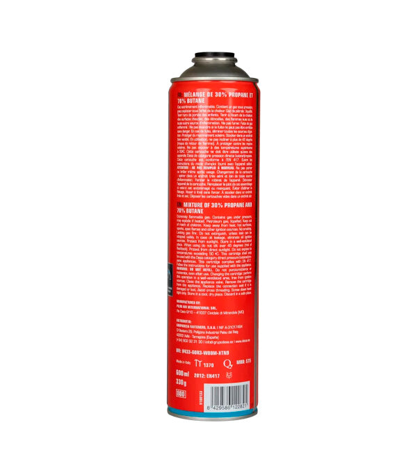 Butan-/Propangasflasche mit 7/16"-Anschluss Desa 330 g DSGAS - MULTI BP330