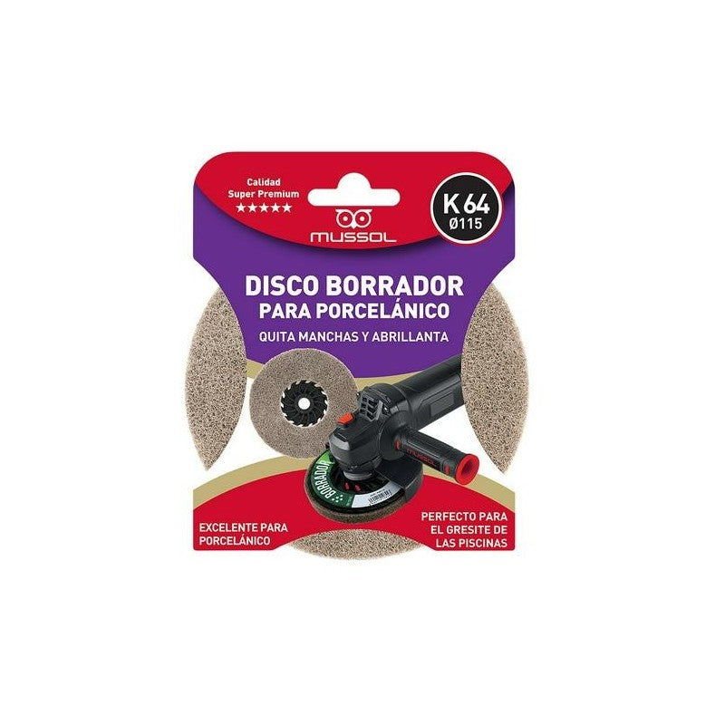 Schleifscheibe für Feinsteinzeug K64 115 mm Mussol