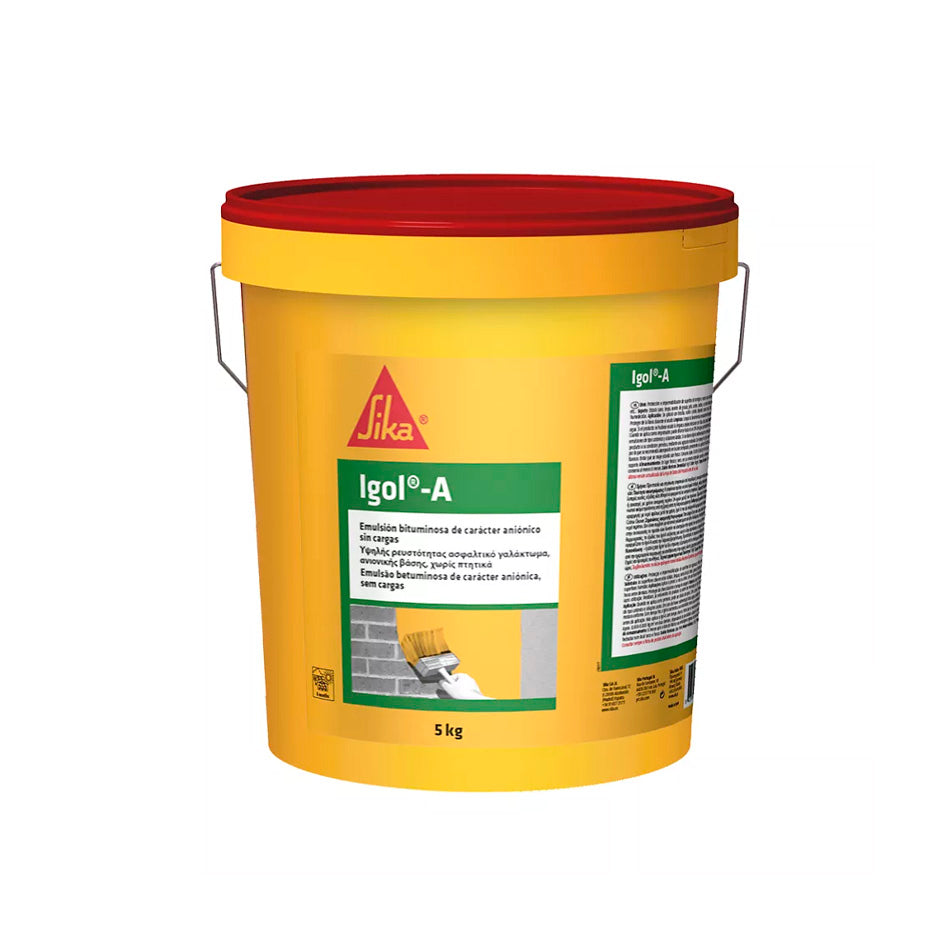 Bitumenemulsion zum Grundieren von Fundamenten Igol-A 5 kg Sika