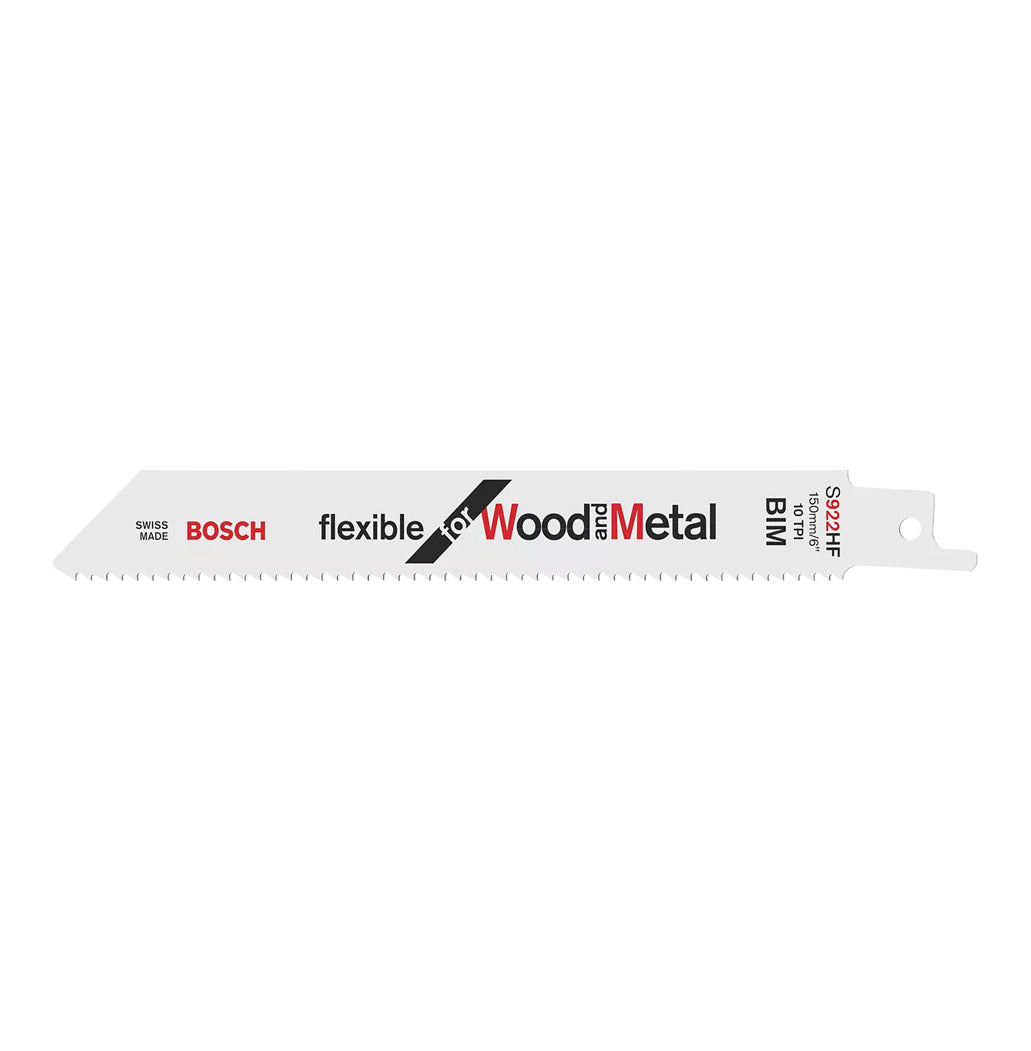 Flexibles Säbelsägeblatt 150 mm S 922 HF 2 Einheiten Bosch