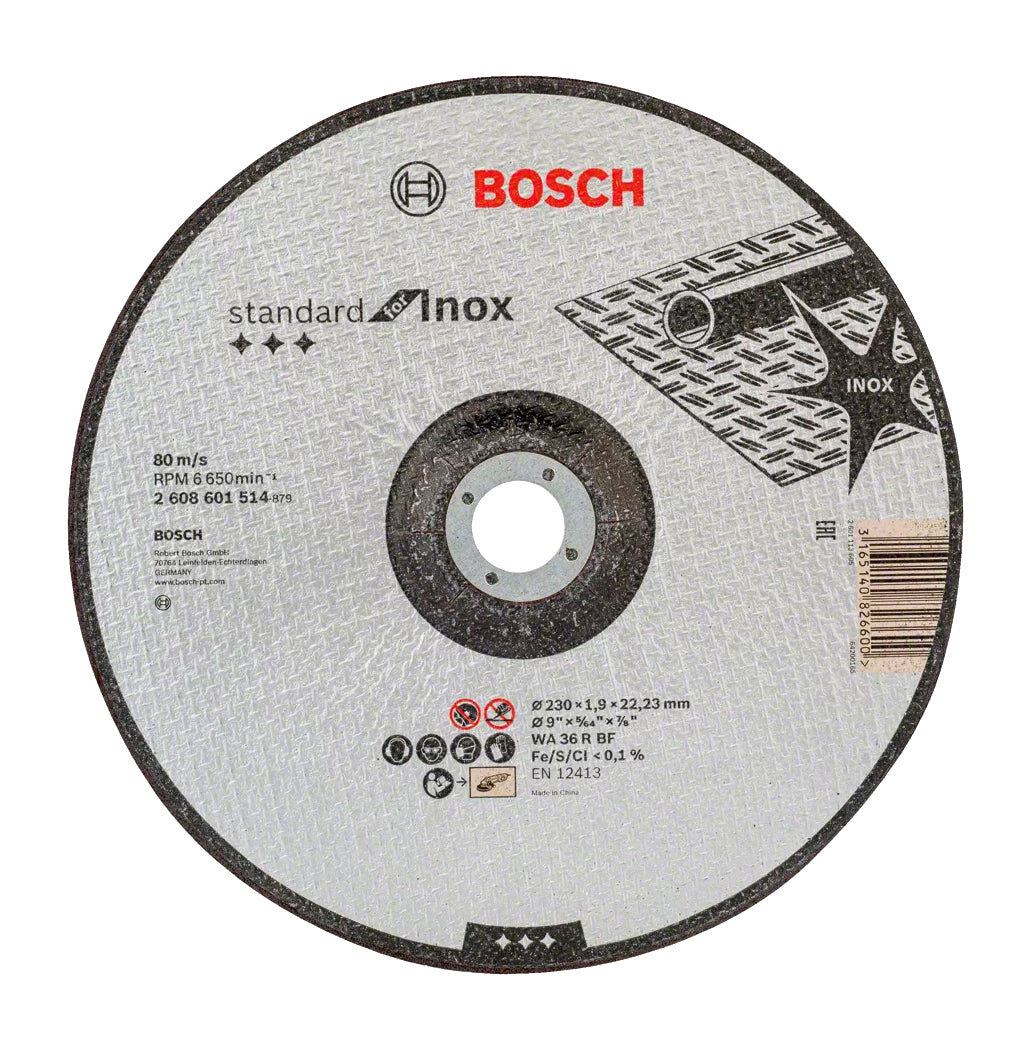 Standard Inox-Trennscheibe 230 mm Bosch