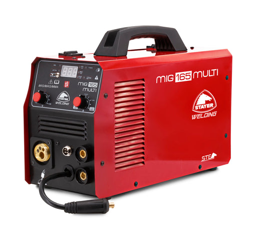 MIG 165 MULTI Inverter-Schweißgerät + Drahtspule 5 kg 0,99 mm Steg