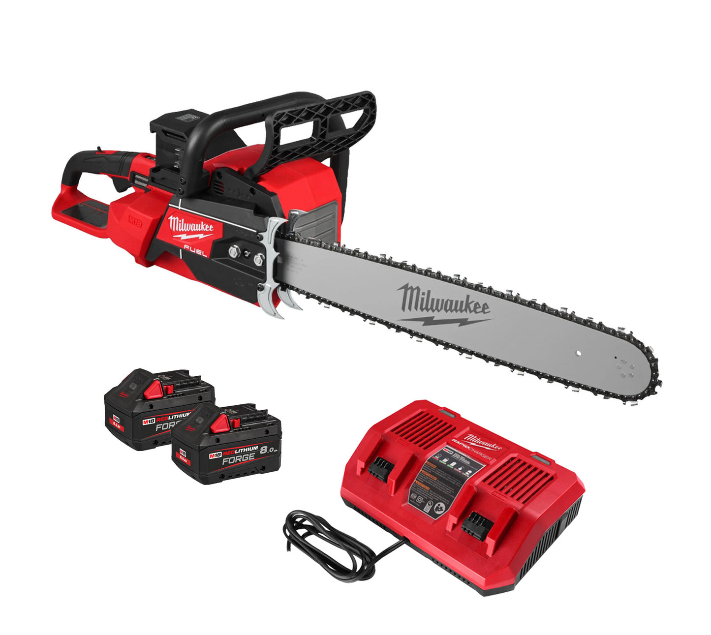 Milwaukee M18F2CHS50-802 50cm Doppel-Akku-Kettensäge