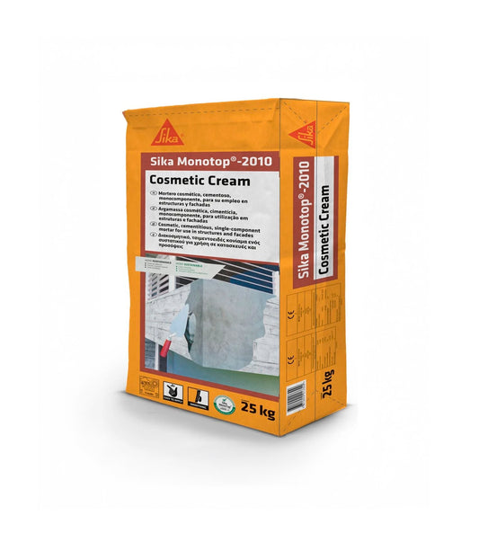 Kosmetischer Reparaturmörtel 25 kg Sika MonoTop-2010 Cosmetic Cream