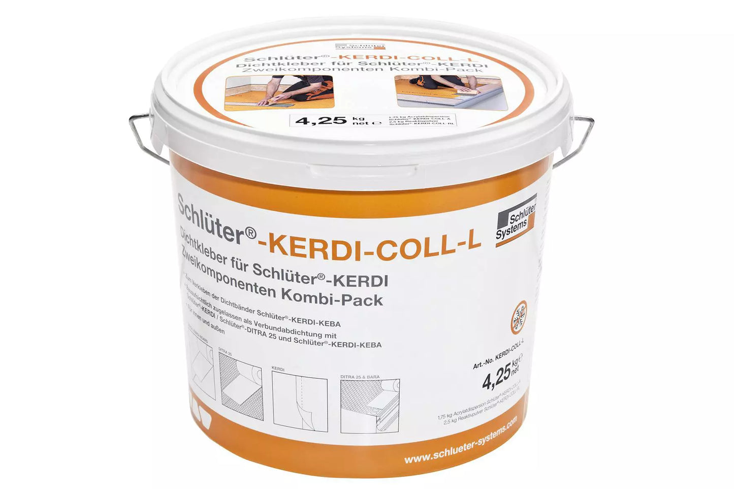 Zweikomponenten-Wasserfester Klebstoff 4,25 kg Schlüter-KERDI-COLL