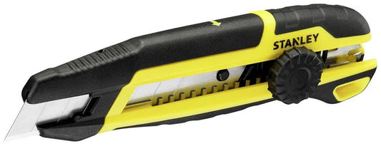 Cutter 18 mm seitliche Segmentierung manuelle Arretierung mit Rad Stanley