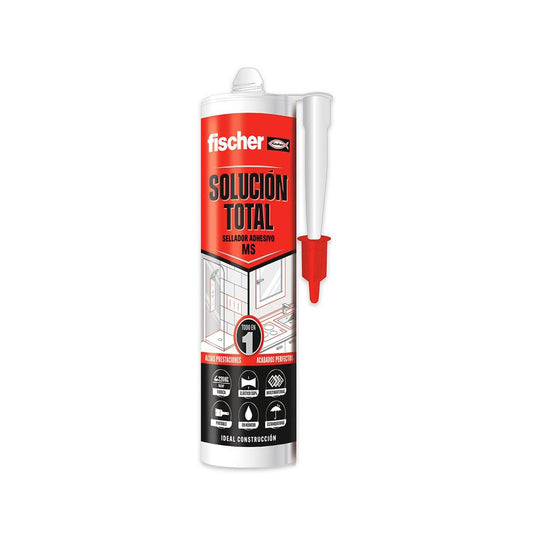 Dichtstoff-Klebekartusche 290 ml Fischer Total Sealing Glass MS Transparent
