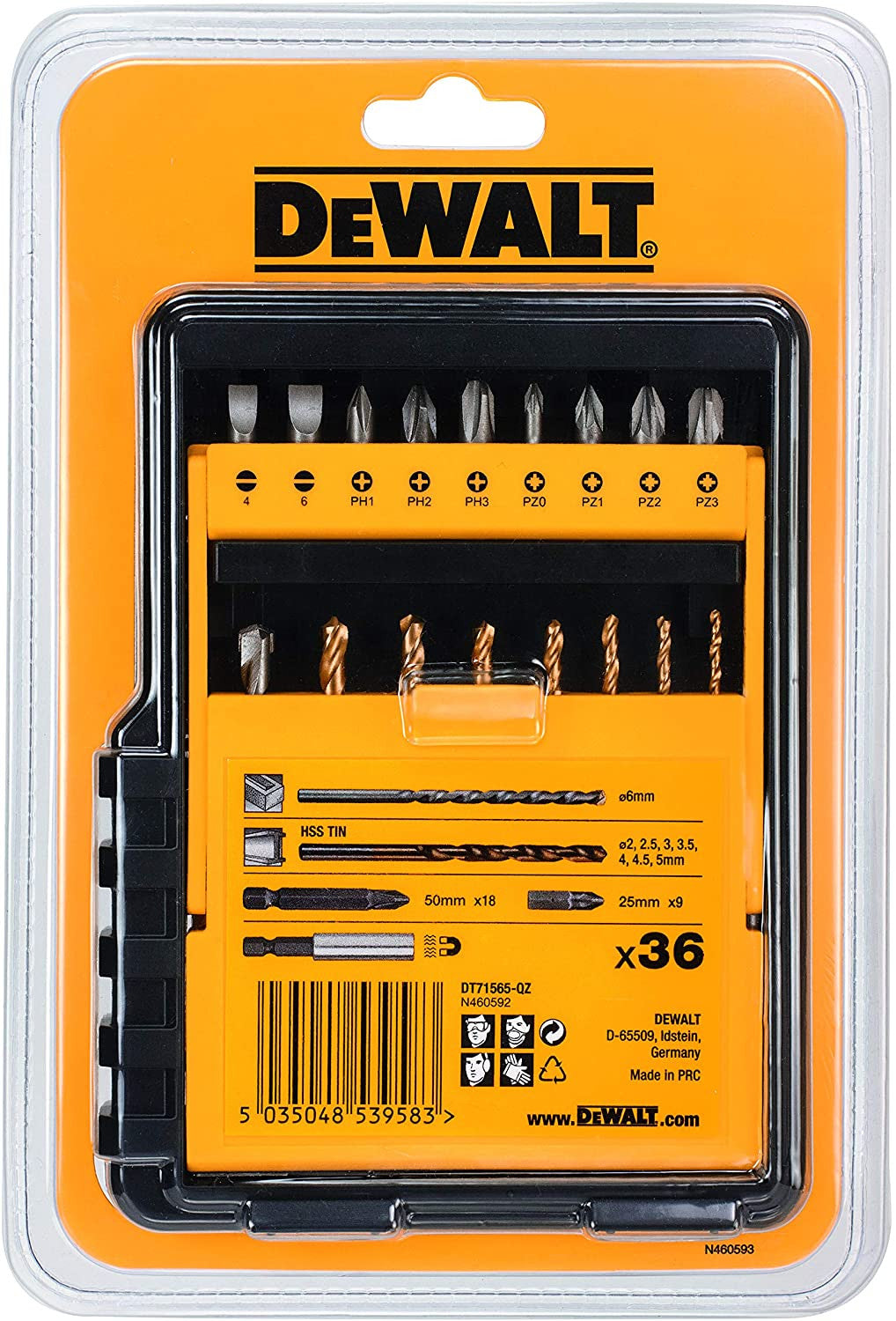 Juego de 36 piezas para atornillar y taladrar Dewalt DT71565 DEWALT - 3